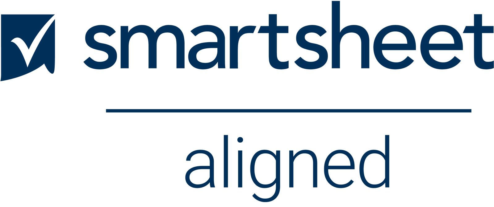 Smartsheet aligned